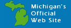 Michigan.Gov logo with link to michigan.gov